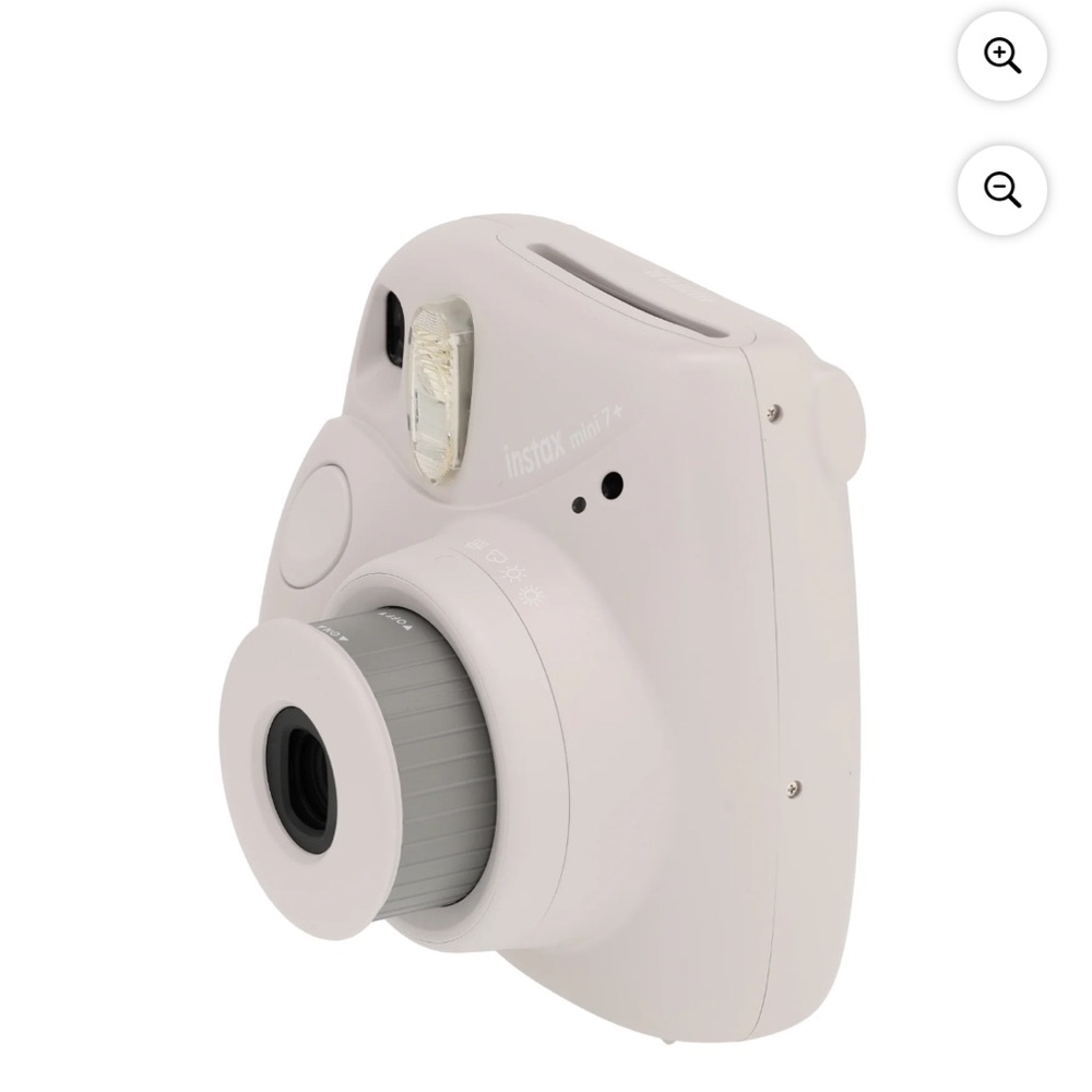 Fujifilm Instax Mini 7+ Instant Camera - White